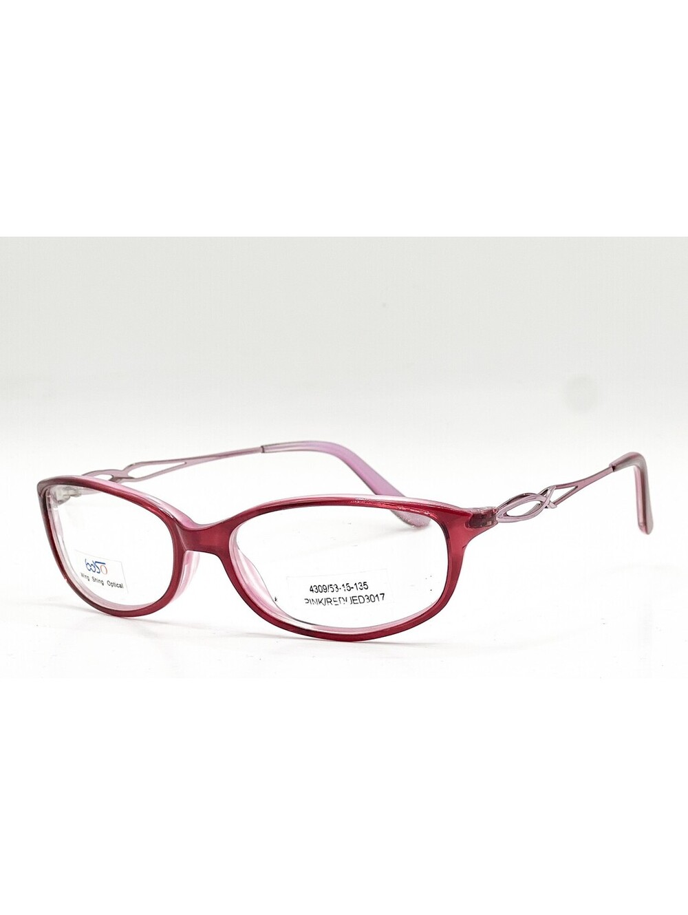 Wing Shing Optical 4309 Red Authentic Eyeglasses 53-15-135